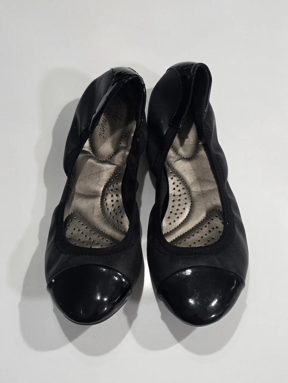 Payless Dexflex Comfort Black Ballet Flats Size 9.5